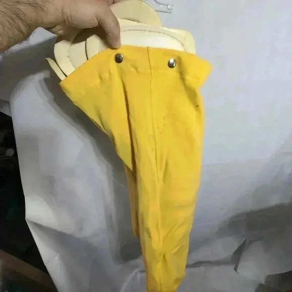 1970s Hutch Yellow Football Pants with pads.  Sz 32 - Picture 5 of 6